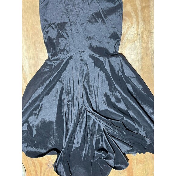 Escape Evening Gown Black Women 12 Zip Shoulder Split @j - Picture 10 of 14